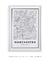 Quadro Decorativo Mapa de Manchester - Emoldurei Store