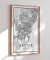 Quadro Decorativo Mapa de Recife - Emoldurei Store