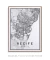 Quadro Decorativo Mapa de Recife - comprar online