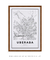 Quadro Decorativo Mapa de Uberaba - comprar online