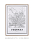 Quadro Decorativo Mapa de Uberaba - comprar online