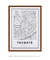 Quadro Mapa de Taubaté - comprar online