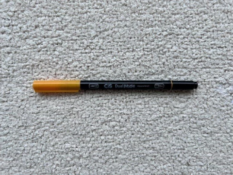 Caneta Dual Brush Cis
