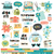 Kit 12 Folhas + Adesivo Coleção Scrapbook is a Lifestyle da Lemon Scrapbook - loja online