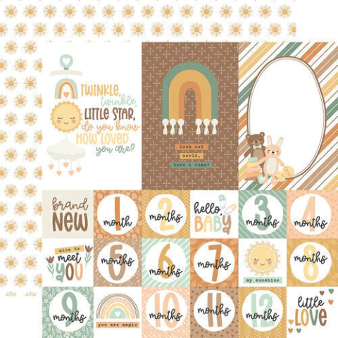 Kit de Papéis Coleção Our Baby da Echo Park