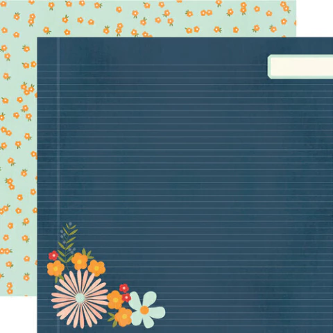 Papel para Scrapbook Keep Looking Up - Coleção For the Record - Simple Stories