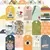 Papel para Scrapbook Tag Elements - Coleção For the Record - Simple Stories