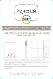 3x4 Pockets - Project Life - Becky Higgins