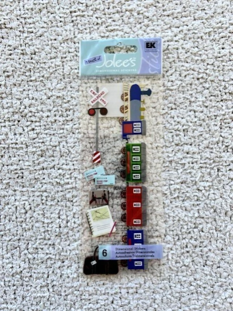 Adesivo Tridimensional "Train Trip" - Jolee´s