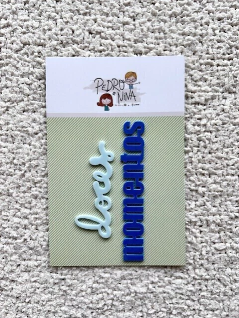 Aplique em Acrílico Doces Momentos Coleção Pedro e Nina - Fabi Paliares