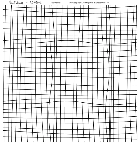 Transparência Grid Preto - Fabi Paliares