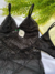 Imagem do Camisola Lara Com Renda Chantilly e Tule Acompanha Calcinha - Preto