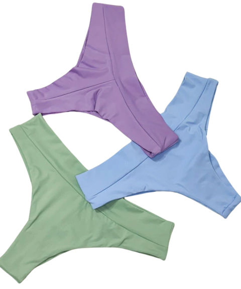 Calcinha Nany toda em microfibra e fio duplo - comprar online