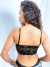 Conjunto de Lingerie Pamela em Renda Sem Bojo Com Aro de Sustentação - Preto na internet