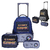 Kit Mochila de Rodinhas C/ Alças de Costas + Lancheira + Estojo Gamer Escolar Infantil - comprar online