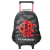Kit Mochila De Rodinhas + Lancheira + Estojo Flamengo Esportiva Listras Escolar Oficial - comprar online