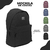 Mochila de Costas Jeans Convoy Juvenil Teen Unissex Escolar Passeio Bolso Externo Universitária