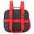Kit Mochila De Rodinhas + Lancheira + Estojo Flamengo Esportiva Listras Escolar Oficial