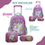 Kit Mochila de Rodinhas C/ Alças + Lancheira + Estojo Unicórnio Estrela Star Escolar Infantil - PAPELARIA STORE
