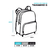 Kit Escolar Infantil Mochila de Rodinhas + Lancheira + Up4you Unicórnio Nuvem Arco Íris Feminino Menina Alças de Costas - PAPELARIA STORE