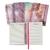 Agenda Permanente Glitter Mármore14 x 19cm Com Marca Página Feminina Capa Texturizada
