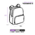 Kit Mochila de Rodinhas Com Alça + Lancheira + Estojo Wandinha Escolar - loja online