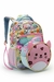Kit Mochila + Lancheira Zoop Bichinhos Feminina Escolar Infantil de Menina
