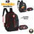 Mochila + Estojo Enaldinho De Costas Juvenil Escolar Preta - loja online