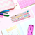 Kit 4 Lápis Escolar Decorado Donut Com Borracha Leonora - comprar online