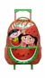 Kit Mochila de Rodinhas C/ Alças de Costas + Lancheira + Estojo Show da Luna Escolar Infantil