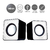 Imagem do Caixa de Som Usb Office Flow P/ Computador Notebook Estero Alto Falante Diversas Cores