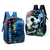 Mochila de Costa Infantil Escolar Futebol Soccer Champions - G