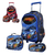 Kit Mochila de Rodinhas C/ Alças + Lancheira + Estojo Lightning Car Carro - loja online