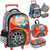 Kit Escolar Mochila de Rodinhas + Estojo + Lancheira Infantil Hotwheels Masculina - PAPELARIA STORE