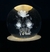 Mini Luminária Led Globo Enfeite Decorativo 3D De Vidro Maciço