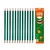 Caixa Lápis Grafite C/ Borracha 12 Unidades Preto HB Escolar Leo&Leo - comprar online