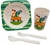 Kit Refeição Prato Copo Talheres Decorado Infantil P/ Lancheira Escolar - comprar online