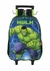 Imagem do Kit Mochila de Rodinhas + Lancheira + Estojo Hulk Masculina Escolar Infantil