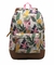 Mochila de Costas Escolar Juvenil Florida Floral Com Borda Marrom Universitária - comprar online