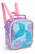 Kit Mochila de Rodinhas Sereia + Lancheira + Estojo Infantil Escolar Feminina Mermaid de Menina - PAPELARIA STORE