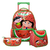 Kit Mochila de Rodinhas C/ Alças de Costas + Lancheira + Estojo Show da Luna Escolar Infantil