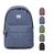 Mochila de Costas Jeans Convoy Juvenil Teen Unissex Escolar Passeio Bolso Externo Universitária - PAPELARIA STORE