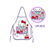 Avental Infantil Com Bolso Hello Kitty Escolar Decorado Feminino na internet