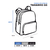 Imagem do Mochila de Costas Snoopy Escolar C/ Bolso Para Laptop Teen Com Pingente Universitária
