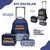 Kit Mochila de Rodinhas C/ Alças de Costas + Lancheira + Estojo Gamer Escolar Infantil - PAPELARIA STORE