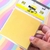 Bloco de Notas Adesivo Amarelo 76mm x 76mm 25 Folhas Com Imã Escolar Infantil