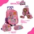 Kit Mochila de Rodinhas + Lancheira + Estojo LOL Surprise Bonecas O.M.G Feminina Escolar Infantil - PAPELARIA STORE