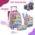 Kit Mochila de Rodinhas + Lancheira +Estojo Duplo Zoop Oceano Galáxia Escolar Infantil - PAPELARIA STORE