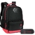 Kit Mochila De Costas + Estojo Esporte Futebol Flamengo Original Oficial Preta