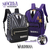 Mochila Wandinha de Costa Com Chaveiro Uniforme Escolar Teen Juvenil Luxcel - PAPELARIA STORE